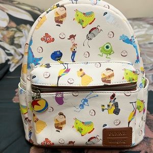Loungefly Disney Pixar 25th Anniversary Icons Mini Backpack